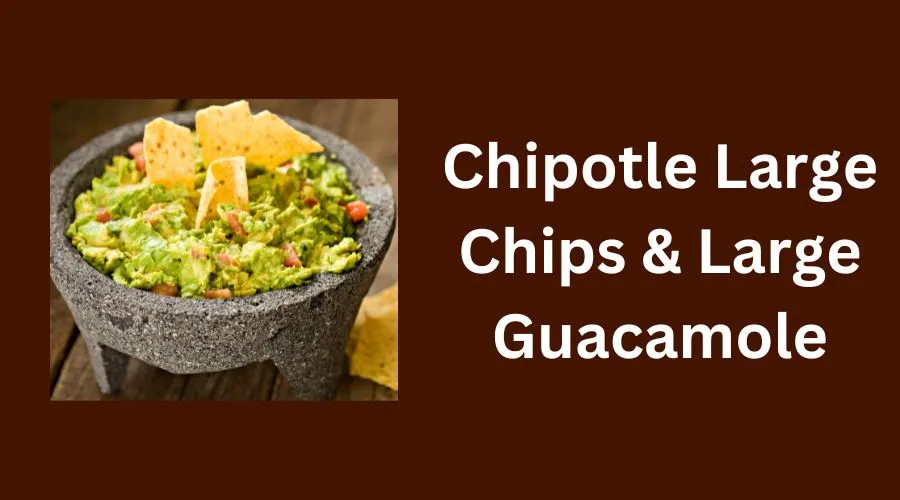 Chipotle Large Chips & Large Guacamole